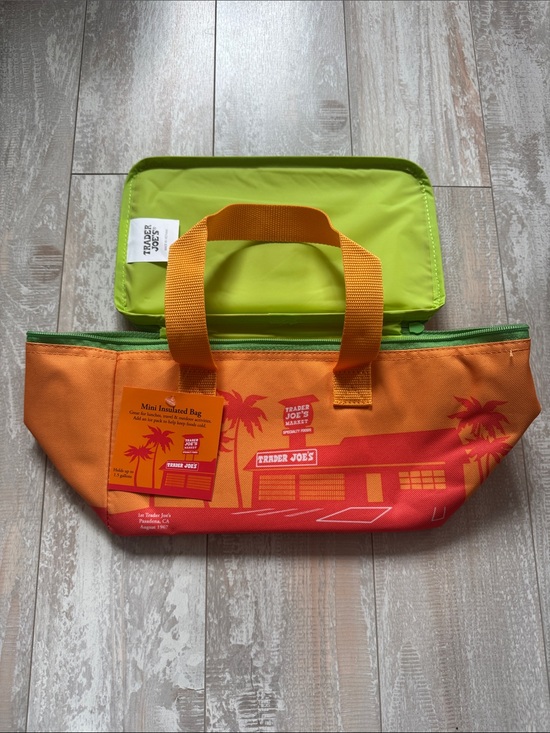 Trader Joe'S Handbags - Trader Joe's Orange Mini Insulated Bag